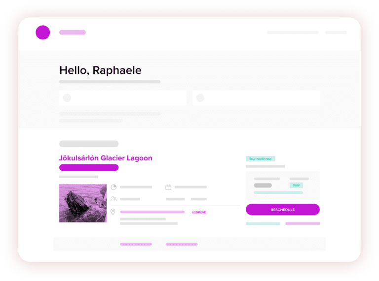 PaxFlow customer portal booking forms