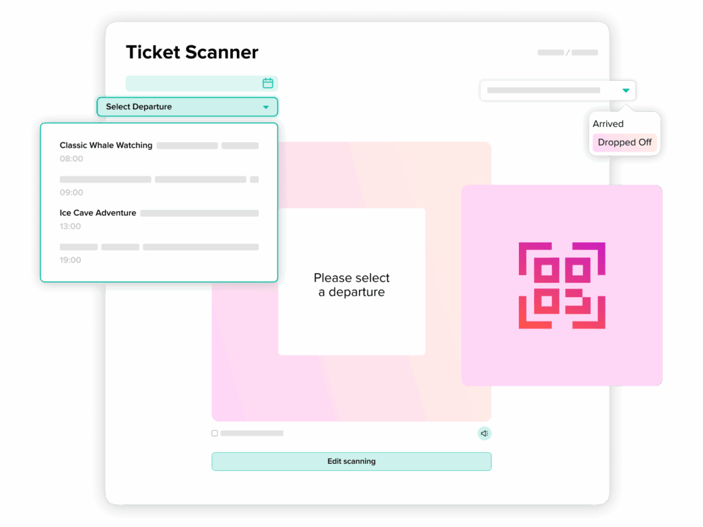 PaxFlow ticket scanner